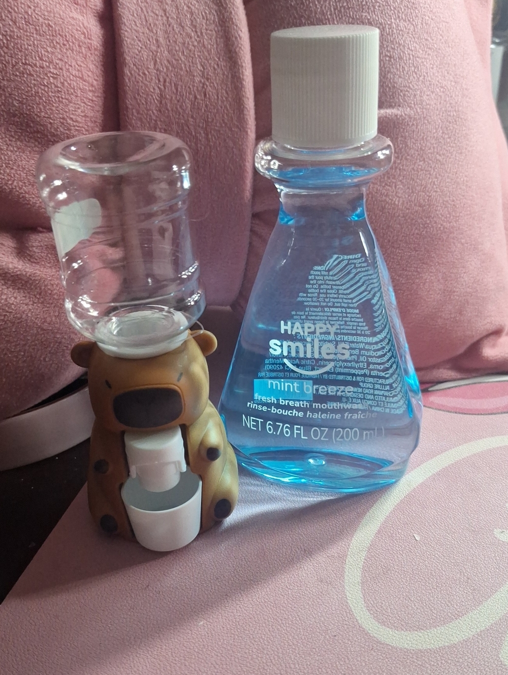 Mint Breeze Kids Mouthwash - Blue & Mini Capabera Dispenser